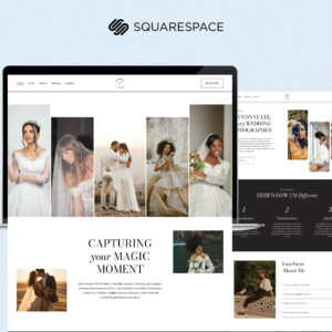 Yvonne - Squarespace Website Template for Photographers