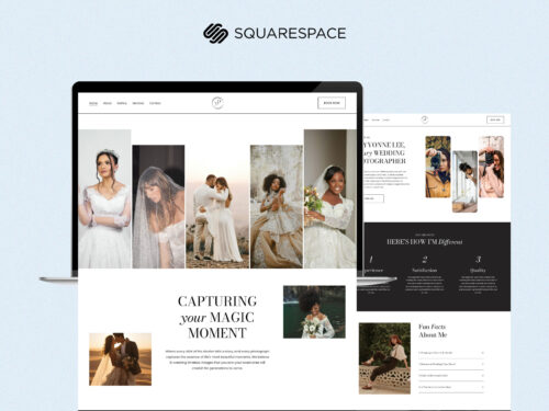 Yvonne - Squarespace Website Template for Photographers