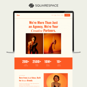 Clara Creatives - Squarespace template
