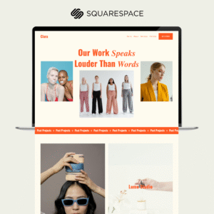 Clara Creatives - Squarespace template